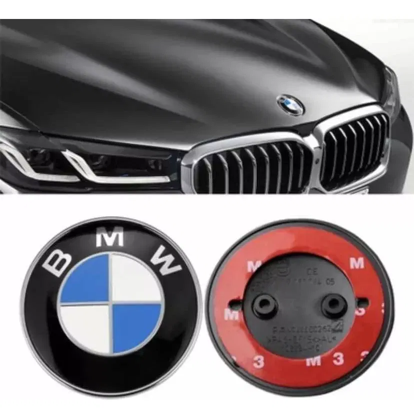 Emblema BMW  albastru 82mm 705779405F01 (F02 F03 F04) 728875202 (F30 F35 F31) [4]