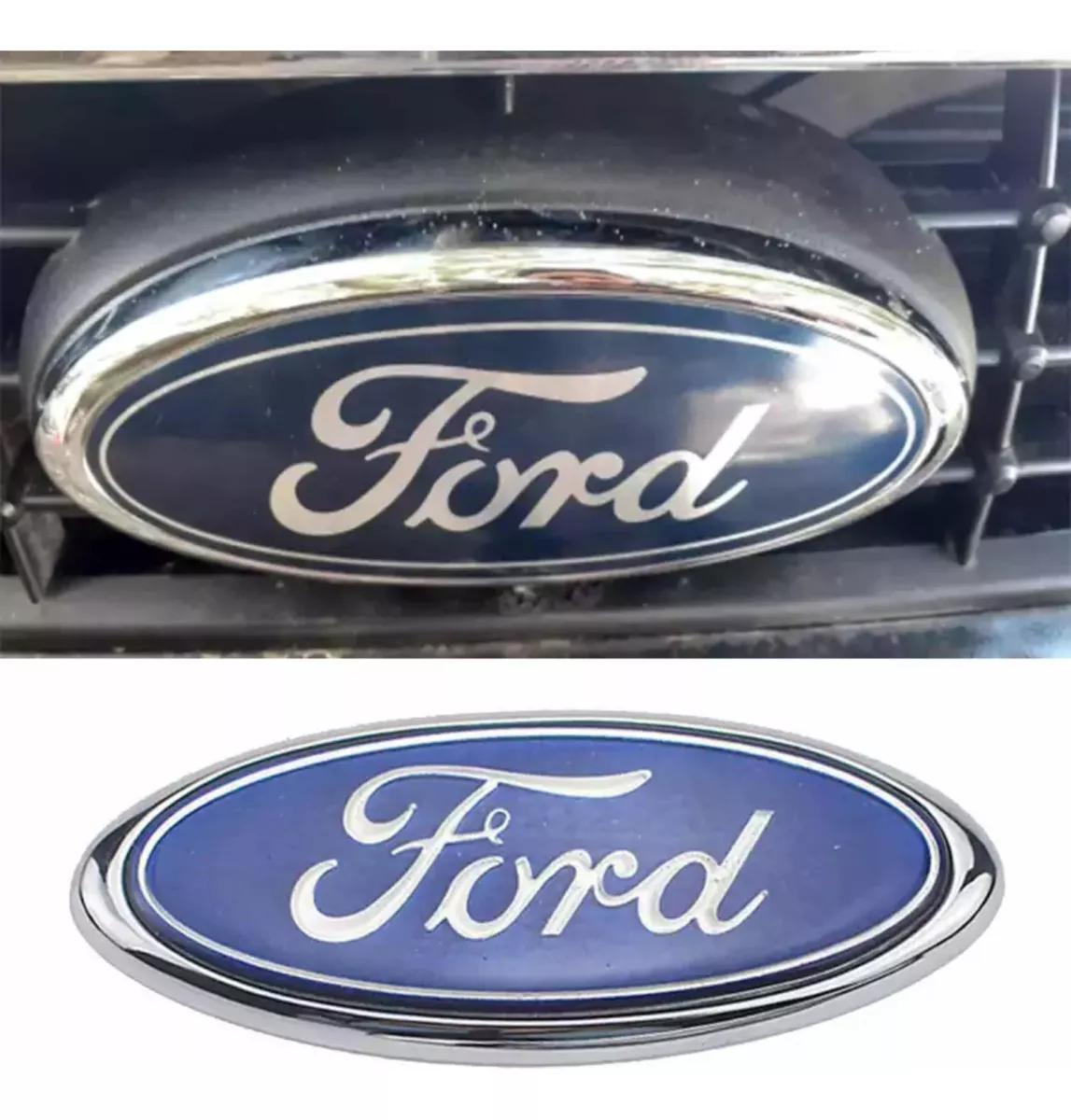 Emblema Ford 230mm X 90mm Parrilla original lobo  AA8Z-9942528-A [1]