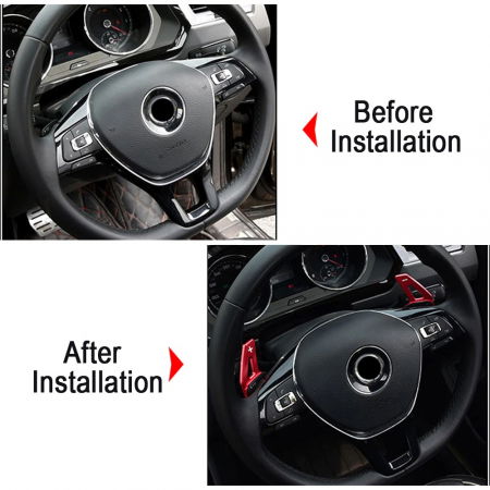 Set 2 padele volan pentru VW, Shift Paddle, VW Tiguan MK2 VW Golf7/8 MK7/8 Variant Alltrack MK7 T-Cross Passat B8 [7]