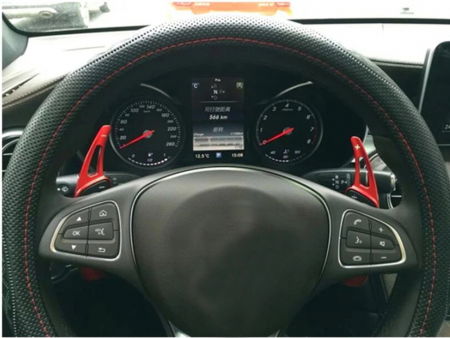 Set 2 padele volan pentru Mercedes-Benz, Shift Paddle, Benz AMG A45 CLA45 C63 S63 GLA45 2009 2010 2011 2012 2013 2014 [2]