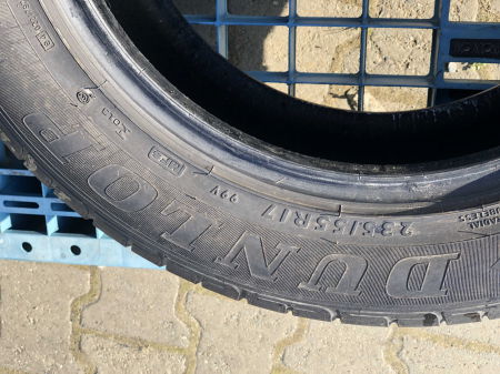 set 2 anvelope 235/55 R17 sh vara Dunlop 5.5mm cu garantie [3]