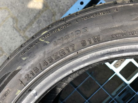 set 2 anvelope 215/45 r17 sh vara Tracmax 5mm cu garantie [2]