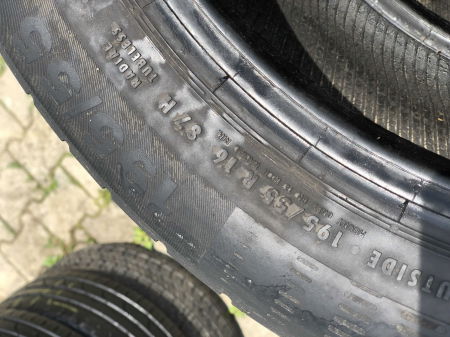 set 4 anvelope 195/55 R16 87H sh vara Continental 5.5mm cu garantie [4]