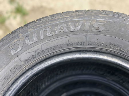 set 4 anvelope 215/65 R15C 104/102T sh vara Bridgestone 6.5mm cu garantie [4]