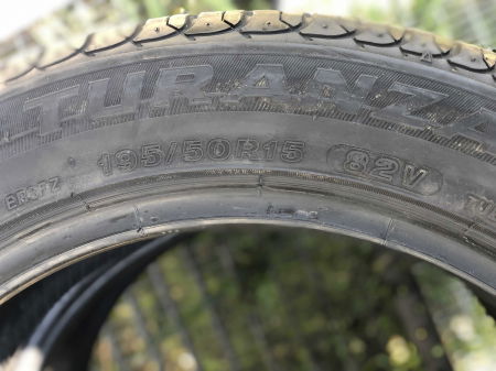 set 2 anvelope 195/50 R15 82V sh vara Bridgestone 6mm cu garantie [3]
