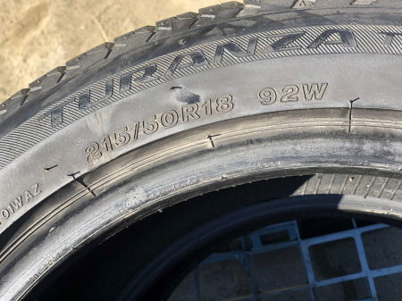 set 2 anvelope 215/50 R18 sh vara Bridgestone 5mm cu garantie [4]