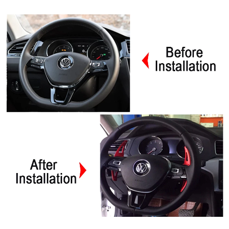 Set 2 padele volan pentru VW, Shift Paddle, VW Golf7.5 MK7 Golf8 MK8 VW POLO MK6 Touareg Passat B8 2017-2020 [6]