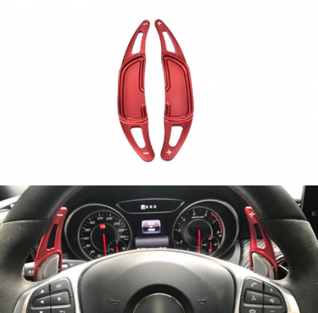 Set 2 padele volan pentru Mercedes-Benz AMG 2015-2019 W176 A45 CLA45 C63 , Shift Paddle [6]