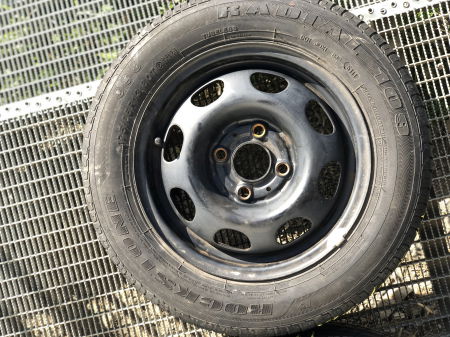 Jante Second-Hand - Roata rezerva VW sh 175/65 R13 80T vara Radial 8mm SH + 4x100 5.5JX13H2 ET43 6N0601027D