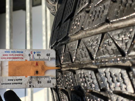 set 4 anvelope 165/60 R15 77T sh iarna Falken 6.5mm cu garantie [7]