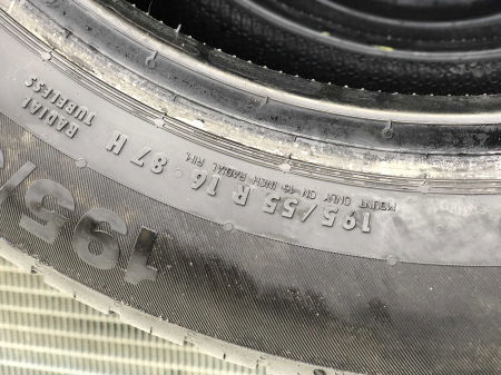 set 4 anvelope 195/55 R16 87H sh vara Continental 6mm cu garantie [4]