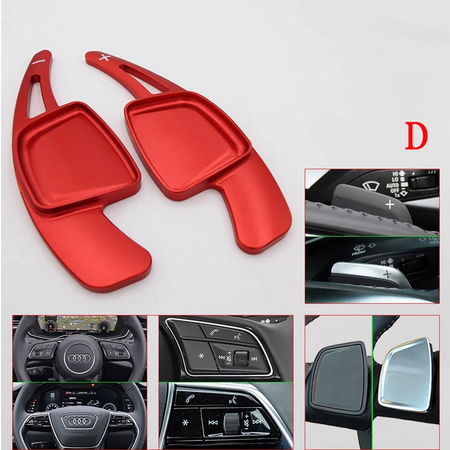 Set 2 padele volan pentru Audi, Shift Paddle, Audi A3 A4 S4 S5 A6 S6 C8 A7 A8 D5 Q5 Avant Quattro 2019 2020 2021 [3]