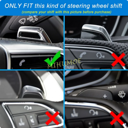 Set 2 padele volan pentru Audi, Shift Paddle, RS3 RS4 RS5 RS6 RS7 RS e-tron GT 2020-2023 [4]