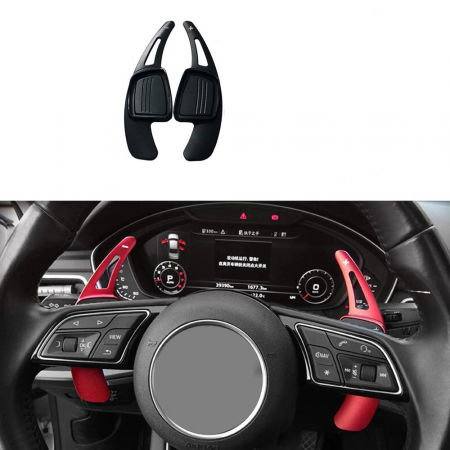 Set 2 padele volan pentru Audi, Shift Paddle, Audi A3 / S3 facelift A5 S5 2017 A4 B9 Q7 2016-2017 TT TTS [1]