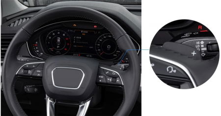 Set 2 padele volan pentru Audi, Shift Paddle, Audi A3 / S3 facelift A5 S5 2017 A4 B9 Q7 2016-2017 TT TTS [4]