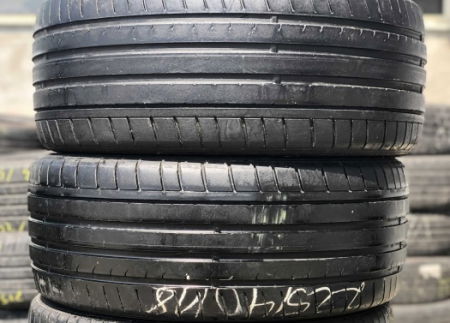 Anvelope Second-Hand - set 2 anvelope 225/40 R18  sh vara Dunlop 6mm cu garantie