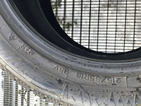 set 2 anvelope 215/55 R18 95V sh iarna Interstate 6mm cu garantie [4]