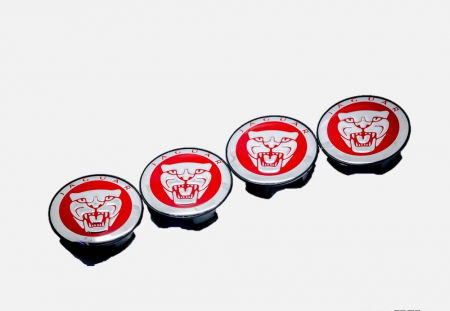 set 4 Capace jante aliaj Jaguar 59mm [3]