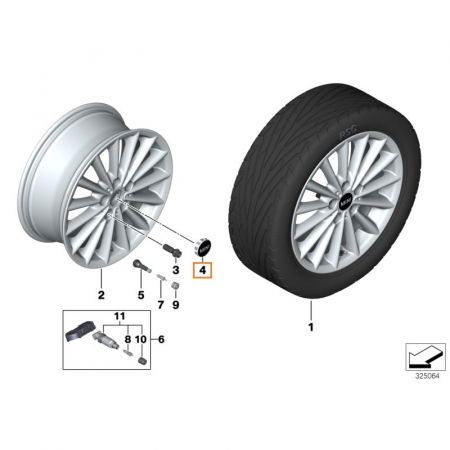 Set 4 Capace jante aliaj 56mm Mini Cooper 36136857149 [7]