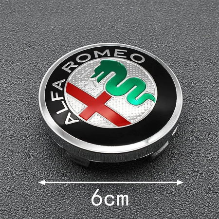 Set 4 Capace jante aliaj Alfa Romeo 60mm [3]