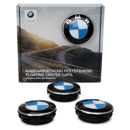 Set 4 capace jante aliaj BMW Floaring center caps - capace centrale plutitoare [0]
