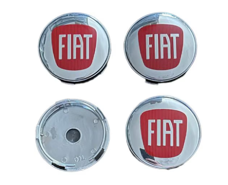 set 4 Capace jante aliaj Fiat 60mm [1]