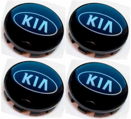 set 4 Capace jante aliaj KIA 58mm C5314k58 [4]