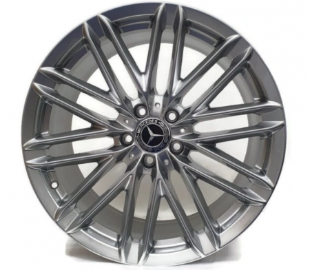 Set 4 Capace jante aliaj Mercedes Benz 60mm (new black) / (silver) [11]