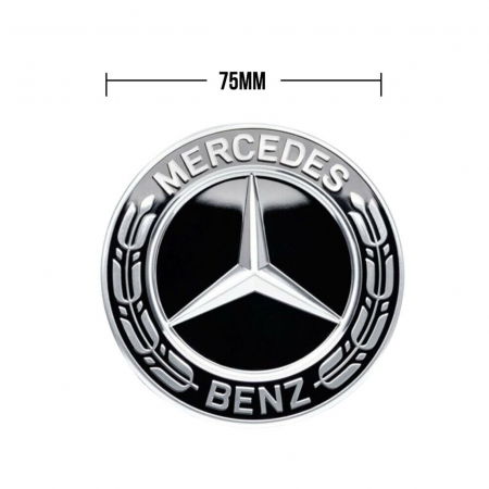 set 4 Capace jante aliaj Mercedes Benz 75mm crom A1714000025 [6]