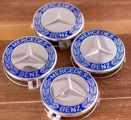 set 4 Capace jante aliaj Mercedes Benz 75mm (inel prindere) [5]