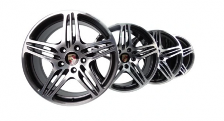 set 4 Capace jante aliaj Porsche Macan 65mm 95B601150 [8]