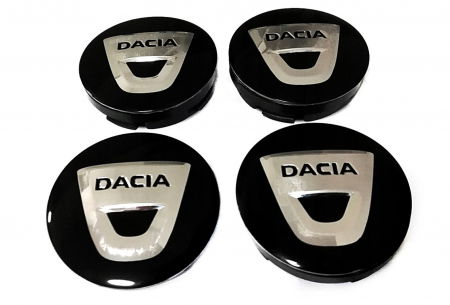 Set 4 capace jante aliaj roti Dacia negru [4]
