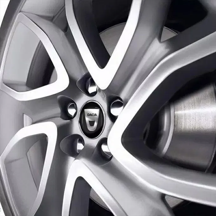 Set 4 capace jante aliaj roti Dacia negru [10]