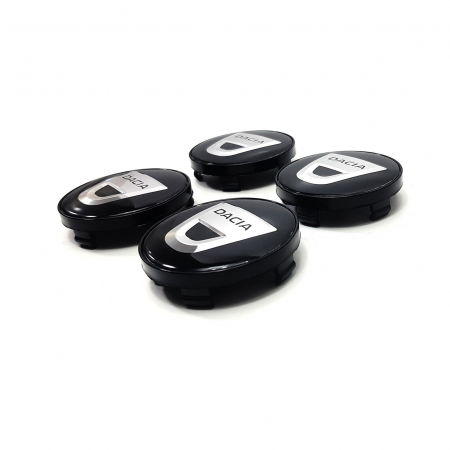 Set 4 capace jante aliaj roti Dacia negru [3]