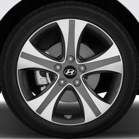 Set 4 capace jante aliaj roti Hyundai 60mm - negru [2]