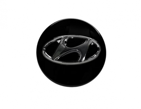 Set 4 capace jante aliaj roti Hyundai 60mm - negru [1]