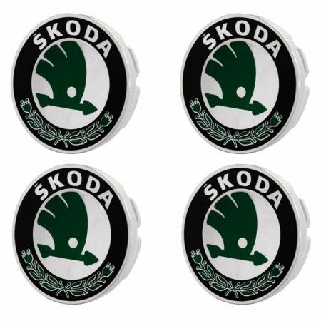 Capace Jante - Set 4 Capace jante aliaj Skoda 56mm