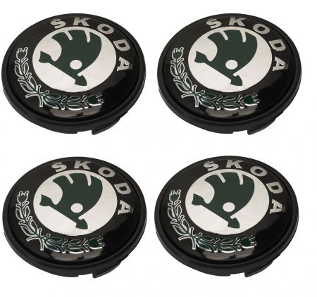 Capace Jante - Set 4 Capace jante aliaj Skoda 65mm 3B7601171
