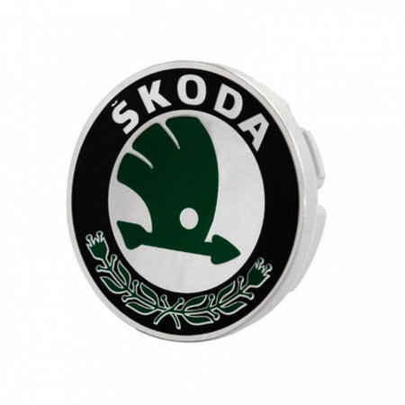 Set 4 Capace jante aliaj Skoda 56mm [5]