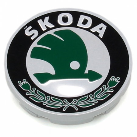 Set 4 Capace jante aliaj Skoda 56mm [4]