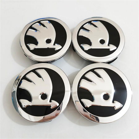 Set 4 capace jante aliaj Skoda 75mm pentru jante originale Mercedes A1714000025 [1]