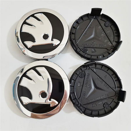 Set 4 capace jante aliaj Skoda 75mm pentru jante originale Mercedes A1714000025 [2]
