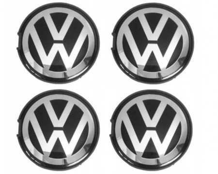 Set 4 Capace jante aliaj Volkswagen VW 63mm 7M7601165 7D0601165 [2]