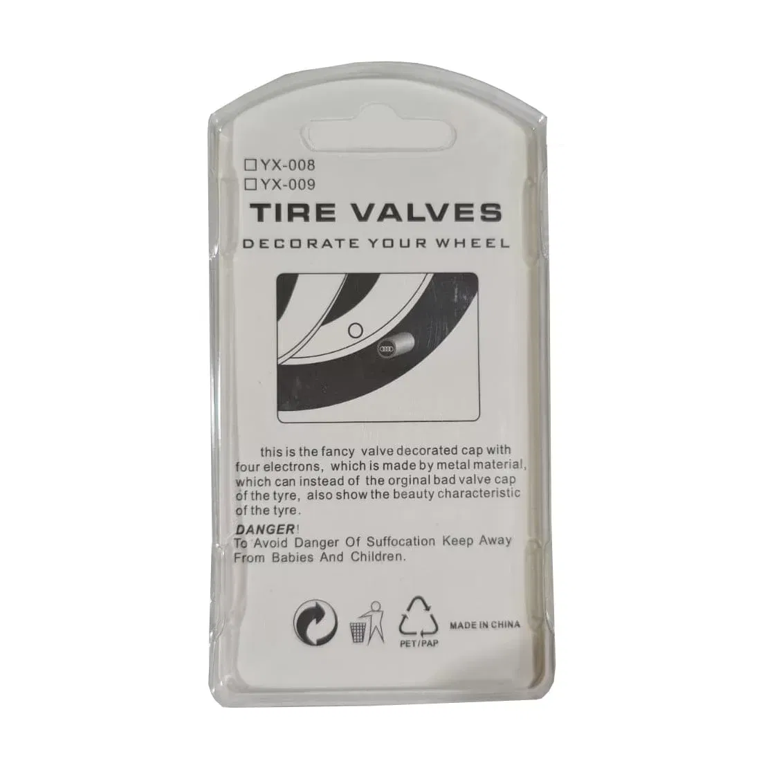 set 4 capace valve cu antifurt MINI BMW VW SKODA AUDI PORSCHE [1]