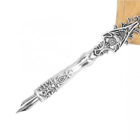 Set simplu pana naturala cu 5 capete penite [4]