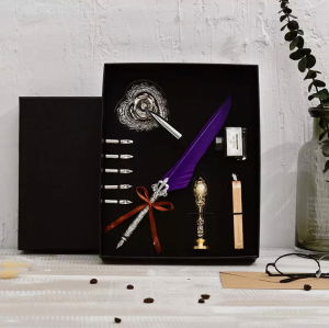 Set stilou + stampila (5penite) [2]