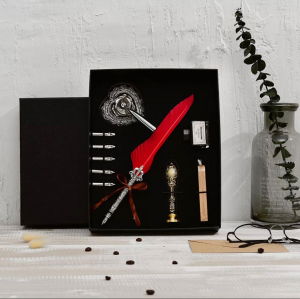 Set stilou + stampila (5penite) [4]