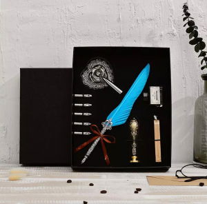 Set stilou + stampila (5penite) [5]