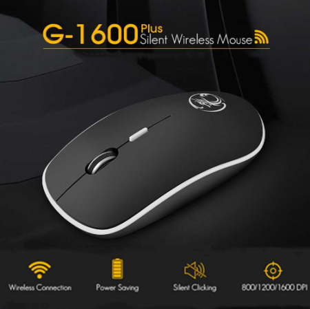 Mouse Wireless, 2.4Ghz USB, Wireless, negru [6]