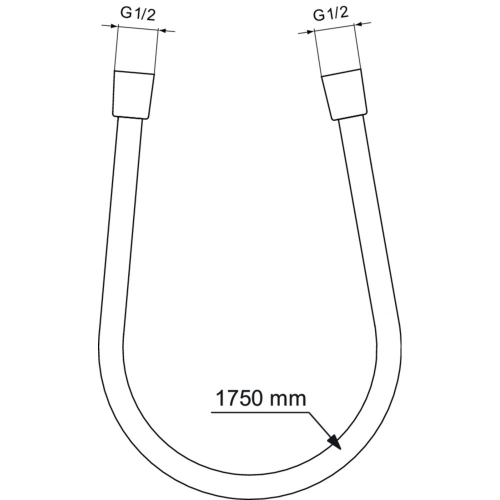 Furtun dus Ideal Standard Idealflex rose mat 175 cm [2]